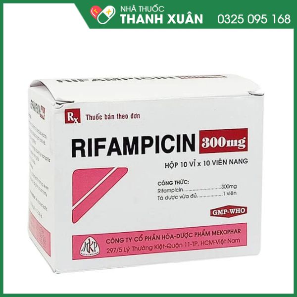 Rifampicin 300mg điều trị phong